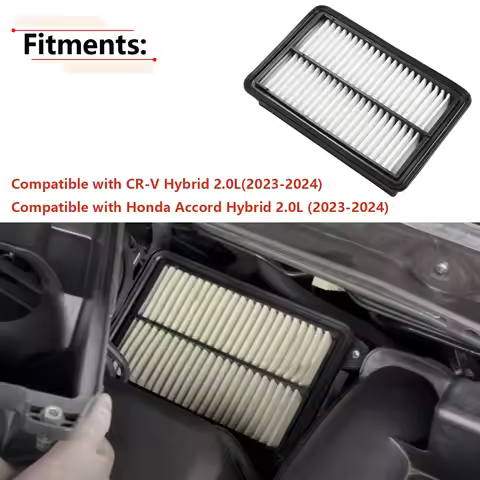 Car Engine Air Filter For Honda Accord Hybrid 2.0L 2024 2023 CR-V Hybrid 2.0L 2024 2023 172206MAJ01 