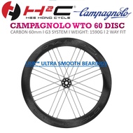CAMPAGNOLO WTO 60 DISC CARBON ROAD WHEELSET