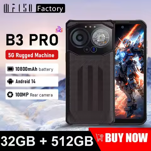 IIIF150 B3 Pro 5G Rugged Machine 16GB 512GB Dual Display 100MP 10800mAh Android 14 Camera Ultra-Thin