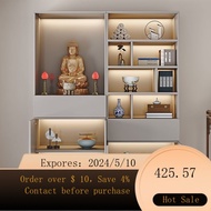 02Buddha Shrine Altar Cabinet Altar Modern Style Cabinet Home Living Room Buddha Statue Clothes Closet God of Wealth B