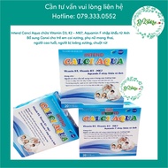 INTEND CALCI AQUA - bổ sung Vitamin D3 vitamin K2 MK7 Aquamin F nhập khẩu từ Anh - hộp 20 ống