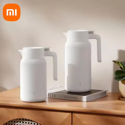 NEW Mijia Thermos Kettle Vacuum Insulated Bottle for Hot/Cold Drinks 1.5/2.0L 60oz Coffee Carafe Hot