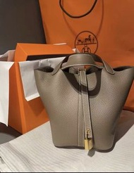 現🇭🇰Hermes Picotin 18大象灰金🐘Stamp U