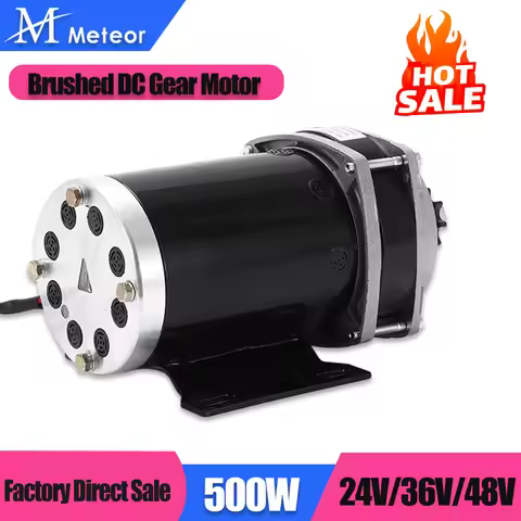 Meteor 5000W 500W 800W 1000W 12V 36V 48V DC Motor Micro Brushed Motor Brushed Permanent Magnet 500RP
