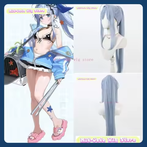 Mid-jade Wig Store Goddess Of Victory: Nikke Anchor Maid Cosplay Wig Anime Game Role Playing Synthet