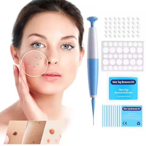 Skin Tag Removal Pen Removes Skin Warts Pen Mole Acne Wart Removal Pen Set Painless Wart Remover Pen