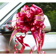 Pull Flower 'I love you more' Wedding Car Decoration Garland Ribbon Gift Decor