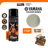 Samurai Y136 Two Silver Yamaha - Aerosol Coating Spray Paint for Automotive Car Motorcycle