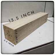 Clearence Wood Stock Pine 13.5" X 2.5" x 2.5" (Ready to crab)