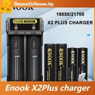 Hot Enook Battery 18650/21700 Rechargeable Battery 3.7v Lithium Battery with Enook X2Plus charger