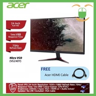 Acer Nitro VG240Y Gaming Monitor (23.8" FHD/LED/IPS/FreeSync/75Hz/VGA/HDMI)