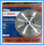 BOSCH Mata Sirkel Circle Circular Saw Gergaji Gerinda 7 inch 60T 180mm