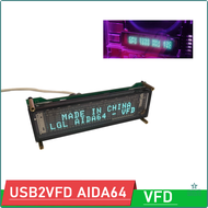 Shaoy AIDA64หน้าจอ VFD Sub-Screen-VFD Uhr แชสซี AIDA64 USB2VFD Led-Anzeige Digitalen Bildschirm Seku