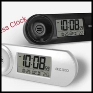 Qxl067 Original Seiko Digital Table Clock - Black