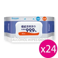 優生酒精濕巾超厚型加蓋80抽X24包