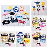 READY STOCK ONLY PROPS GRADUATION WISUDA AKSESORIS PHOTO BOOTH