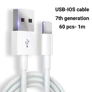 Super Fast Charge USB 5W 1A Charging Head apple cable seventh Generation 1/2m ชุดชาร์จสำหรับไอโฟ สายชาร์จ+หัวชาร์จ 5W ใช้ได้กับ iPad mini Air 2 3/iPhone 4 5S X XS XR 6 7 8 11 12 13 14 Pro Max