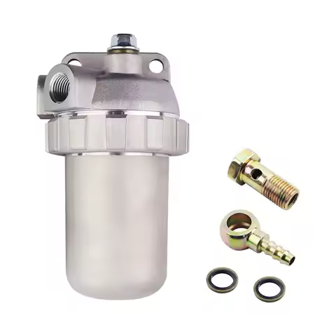 Fuel Filter Fuel Strainer Assy 124790-55601 For Yanmar Models 1GM10, 2GM20 2YM15, 3GM30 Replacement 