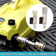 OKCATZONE Stainless Steel High Pressure Washer Ball Valve 3/8" Male & Female On/Off Water Flow Contr