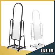 (JIJI.SG) Basic Standing Mirror - Movable / Full length mirror / Classic / Tall mirror / Bulky