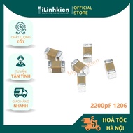 High quality 1206 222-2.2nF 0.0022uF 2200pF 50V paste capacitor (string of 10)
