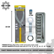 MATA HASSTON CVT Treker PACKAGE + 39x41 Key + Socket Wrench + 22MM Socket Bit
