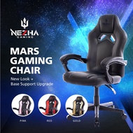 Veus Nezha Mars Black Game Chair - 2 Years Warranty - Kerusi Gaming Office Chair Gold Red Hitam Kerusi Todak Gaming