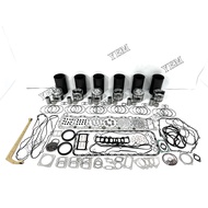 6WG1-CR Cylinder Liner Set With Engine Gasket Kit For Isuzu diesel engine part