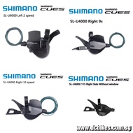 Shimano 2 | 9 | 10 | 11 Speed Cues U4000 | U6000 Left | Right MTB Bicycle Rapid Fire Plus Shifter 9s