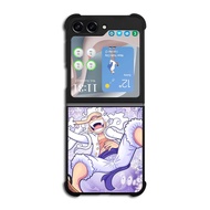 Hardcase Custom Softcase Samsung Galaxy Z Flip 3 4 5 Z Fold 3 4 5 5G Luffy Gear 5 AB3243 Case Cover