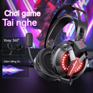 Tai nghe Chụp tai Chơi game Đen ONIKUMA X26 Có Micro Chống ồn Tay nghe Gaming Có RGBCho Máy tí