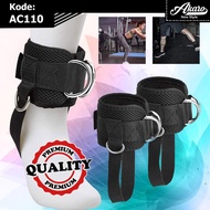 AC110 Ankle Fitness Strap | 4 D-Ring Strap Gym | Gym Leg Strap | Gym Equipment