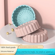 resin mold cookie cutter Food Grade Melaleuca Horseshoe Cake Silicone Mold 8 Inch Round Household DI