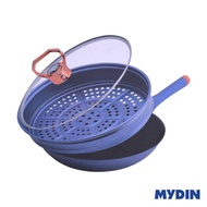 Non-Stick Frying Pan with Steamer (32cm) RYLP32-32