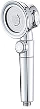 High Pressure Shower Head With Switch On/off Button Bathroom 3-Function SPA Filter Bath Head Water Saving Shower Functions Shower Head (Color : D, Size : Medium)