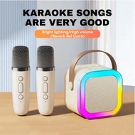 Portable Microphone Audio Integrated Microphone Home Karaoke Home Wireless Bluetooth Speaker Speaker Karaoke Set