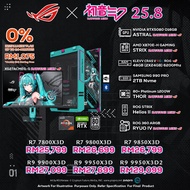 ROG ASTRAL RTX 5080 HATSUNE MIKU EDITION PC GAMING PACKAGE 48GB DDR5 2TB SSD 1200W ROG STRIX HELIOS 