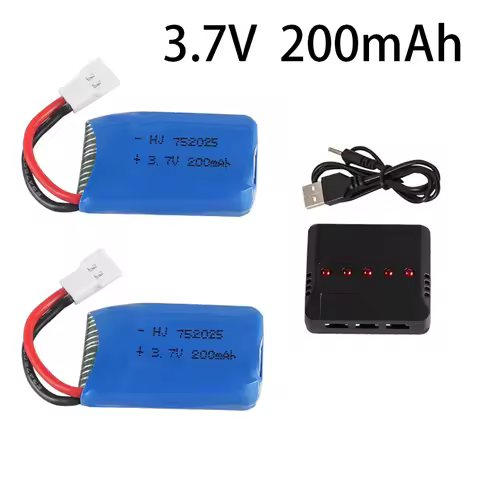 Battery for Syma X4 X11 X13 RC Drones 3.7V 200mah LiPo battery for Syma X4 X11 X13 RC Quadcopter Par