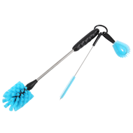 Stainless Steel Water Bottle Cleaning Brush SetLong Handle Bottle Cleaner Set Built for Narrow Neck 