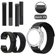 QuickFit 26mm Nylon Watch Band For Coros VERTIX 2 Soft and Breathable Replacement Adjustable Strap.F