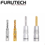 Furukawa FURUTECH FP-200B Pure Copper Gold-Plated/Rhodium-Plated Solder-Free Speaker Cable Banana Pl