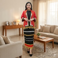 SET PAKAIAN BIDAYUH TRADISIONAL BORNEO SARAWAK
