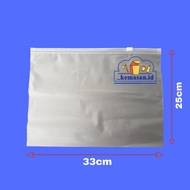 FROSTED ZIPPER PLASTIC - LAND SCAPE 25GE33 5PCS