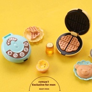 CYMX Electric Oven, Mini Model 1/12 Dollhouse Miniature Bread Maker,  Mini Food Kawaii Decration Accessories Mini Waffle Cake Oven