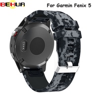 2017 Wrist Band Strap for Garmin Fenix 5 forerunner 935 GPS Watch Printed Fashion Sports Silicone Wa