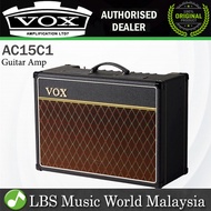 Vox AC15C1 15 Watt 1x12 2 Channel All Tube Combo Guitar Amp Amplifier (AC15 C1)