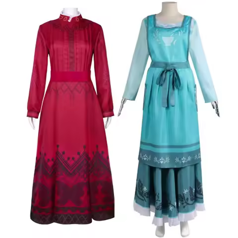Nene 2025 Encanto Madrigal Costume Dolores Cosplay Dresses for Adult Women Halloween Carnival Party