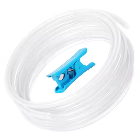 Tube for 1.75mm Filament with Cutter for Bambu Lab A1/A1 Mini AMS/P2S/P1S/X1C, 2.5mm ID X 4mm OD Len