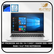 HP PROBOOK 440 G8 / i5-1135G7 / 256GB SSD / 8GB RAM / 14.0" FHD NOTEBOOK