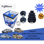 &lt;1pcs&gt; Fujimotor Drive shaft boot proton wira / waja inner outer cv boots cover